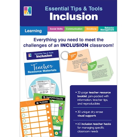 Key Education Publishing Essential Tips + Tools - Inclusion Classroom Kit, Grade PK-8 849000